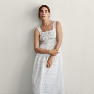 Gap x DÔEN White Eyelet Midi Dress - 1st Drop